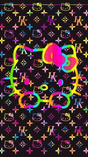 background hello kitty louis vuitton wallpaper