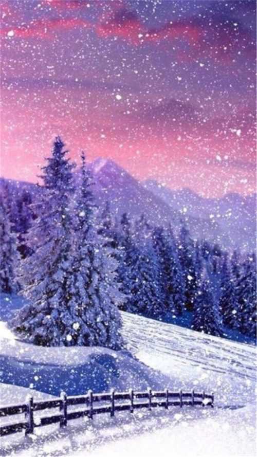 Winter Scenes Wallpaper IPhone - iXpap