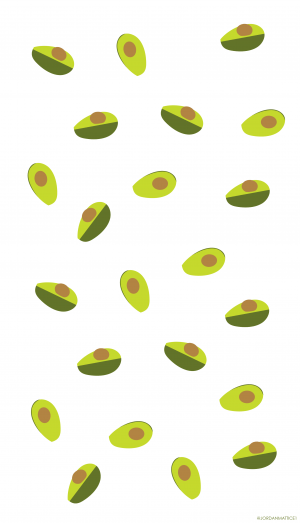 HD Avocado Wallpaper