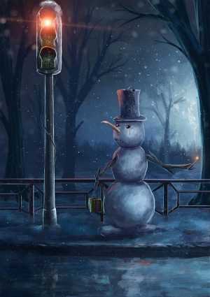 Snowman Wallpaper