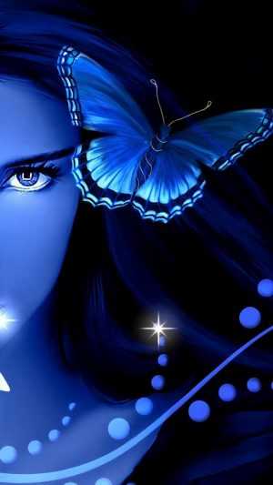 Blue Butterfly Wallpaper