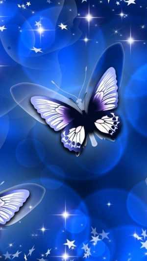 Blue Butterfly Wallpaper