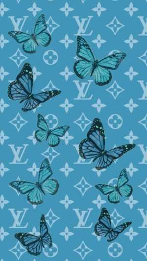 Blue Butterfly Wallpaper