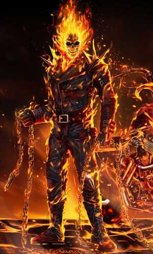 4K Ghost Rider Wallpaper