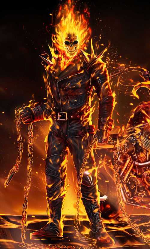 4K Ghost Rider Wallpaper - iXpap