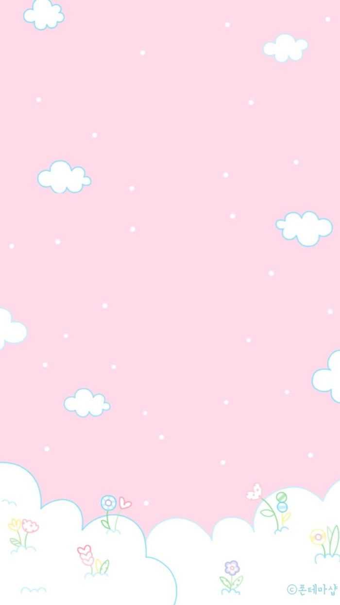 Desktop hd pink kawaii background wallpapers HD.