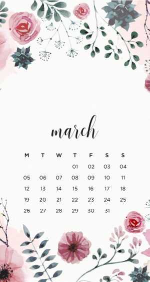 March Background