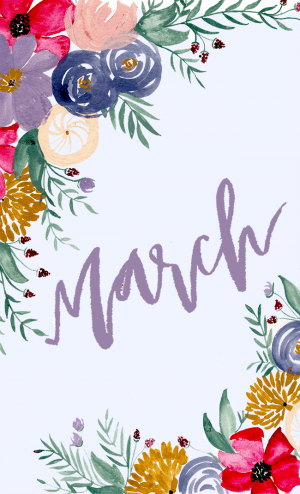 March Background