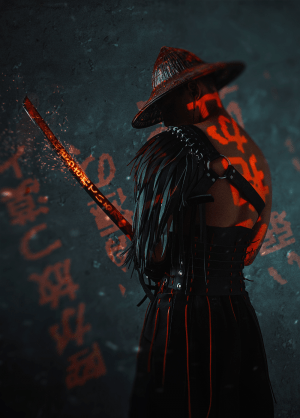 4K Samurai Wallpaper