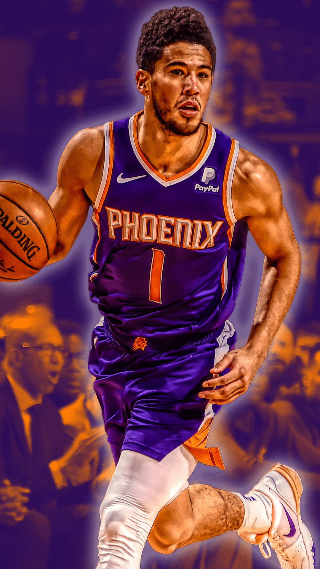 Devin Booker Wallpaper 4K, American basketball player, NBA