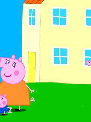 Peppa Pig House Wallpaper