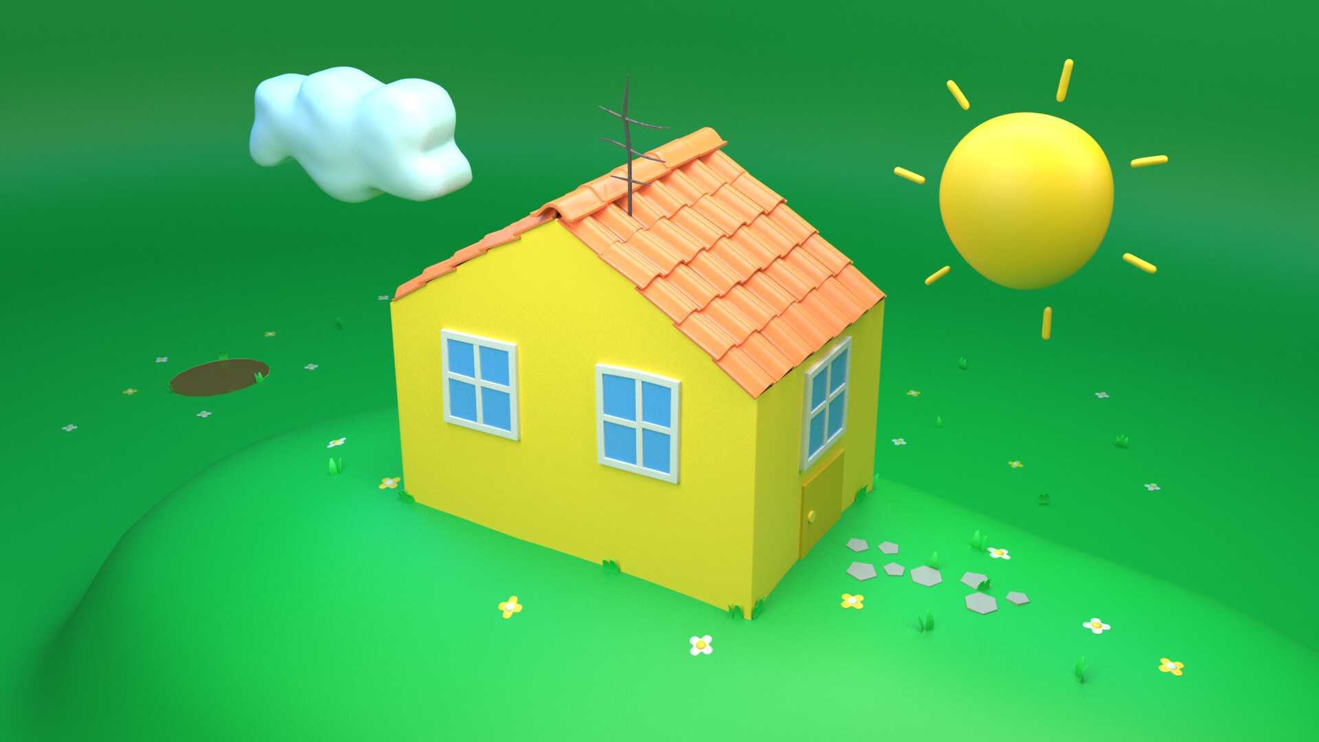Peppa Pig House Wallpaper - Scary Peppa Pig Wallpapers Wallpaper Cave