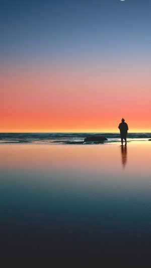 Sunset Beach Background