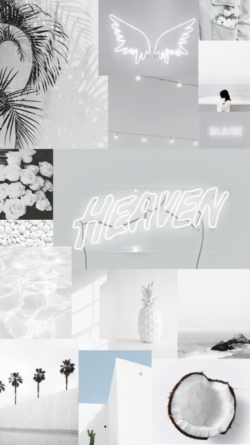 Desktop White Aesthetic Wallpaper iXpap