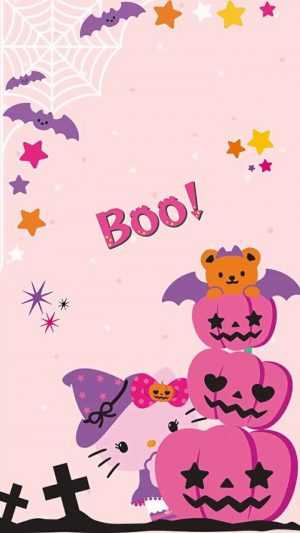 Cute Halloween Boo Wallpaper
