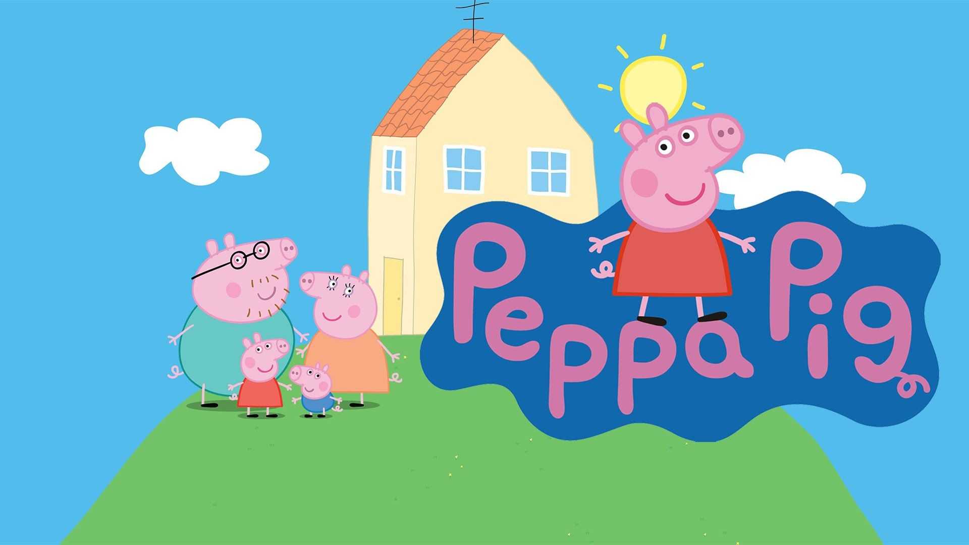 Peppa Pig House Wallpaper - iXpap