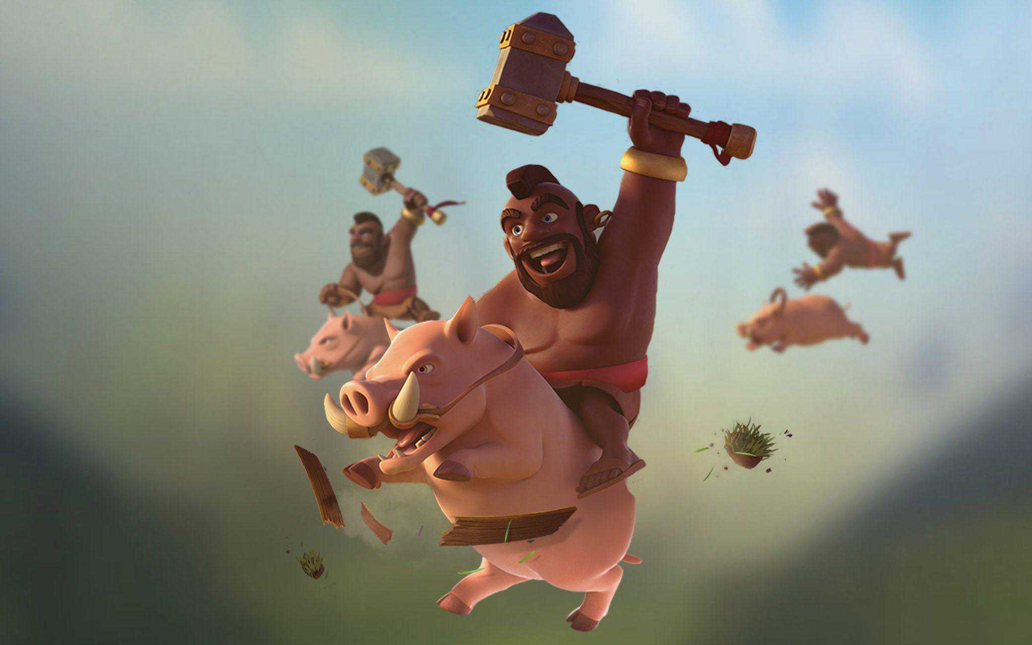 Discover more Clash of Clans, Clash Royale, COC, Game, Hog Rider wallpaper....