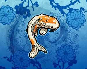 Koi Fish Background