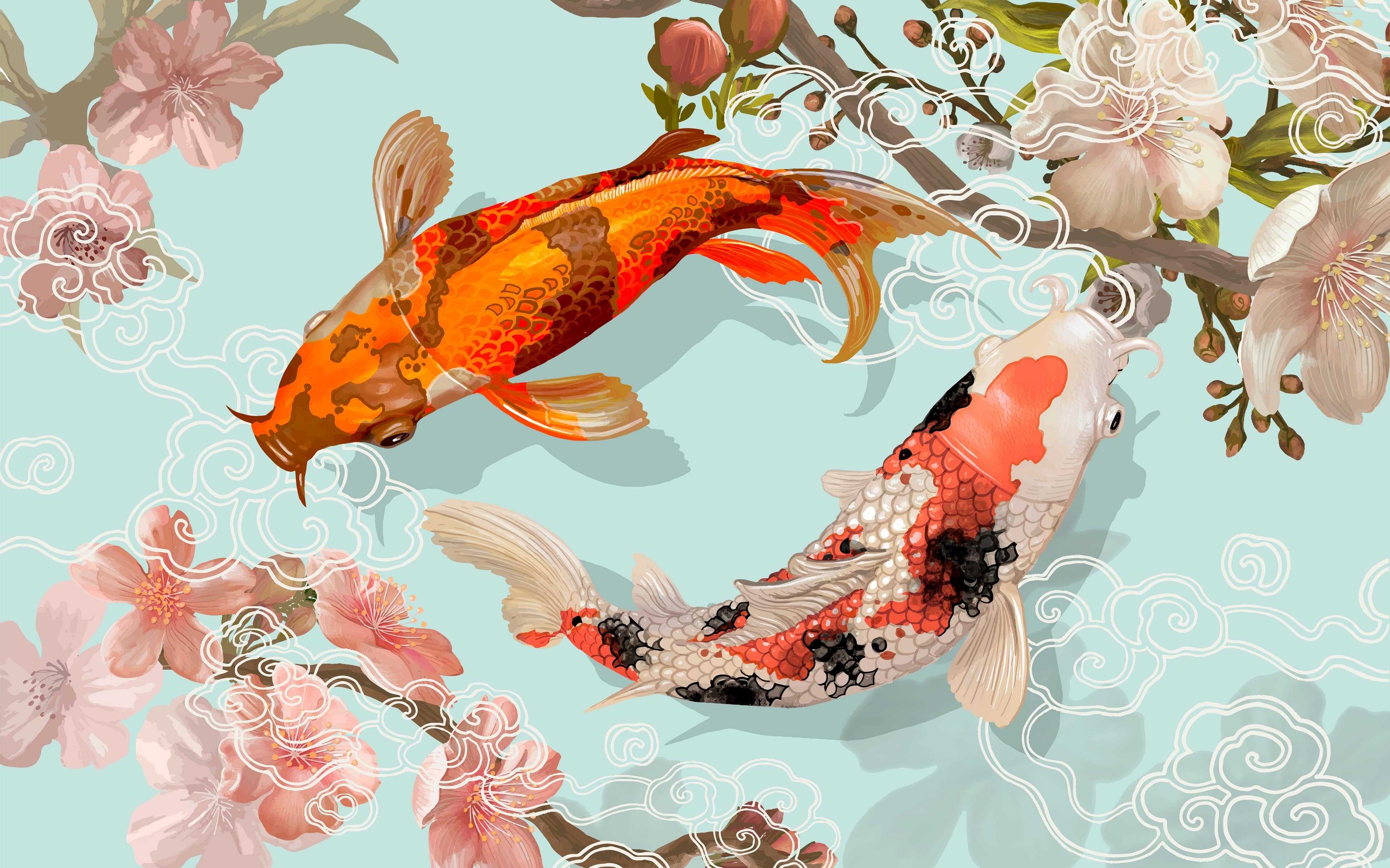 Koi Fish Wallpaper - iXpap.