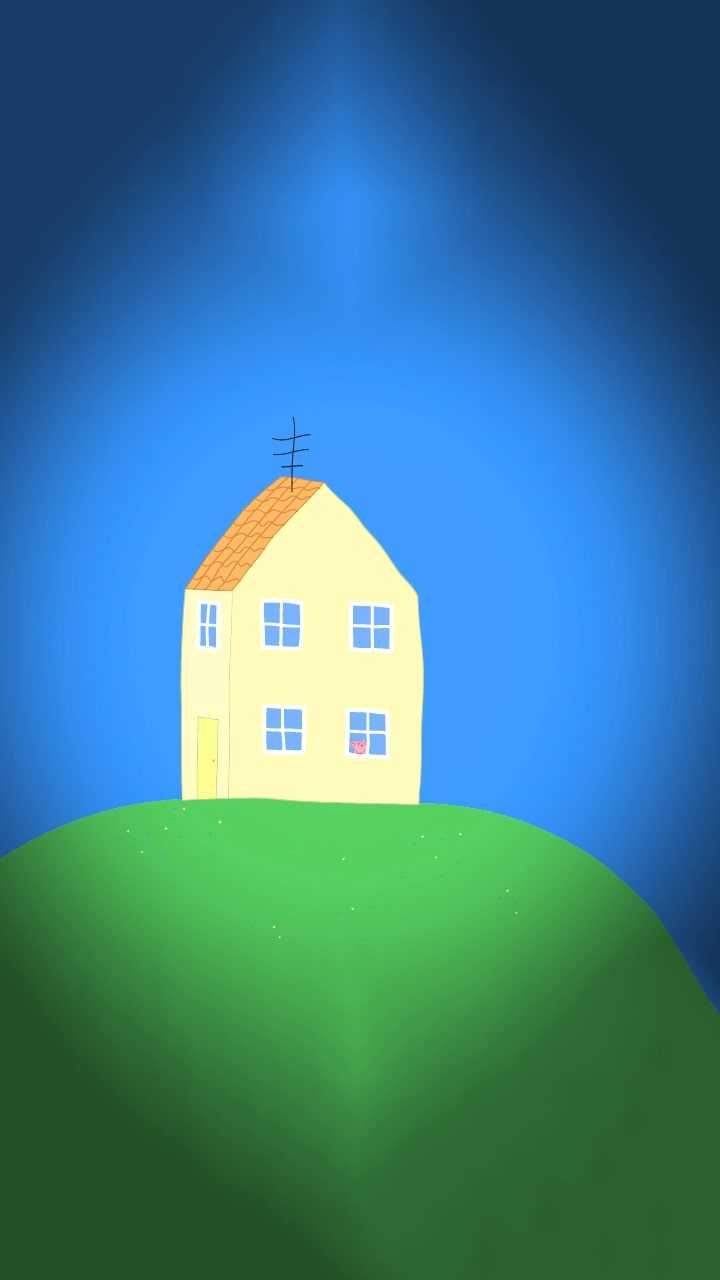 Peppa Pig House Wallpaper - iXpap