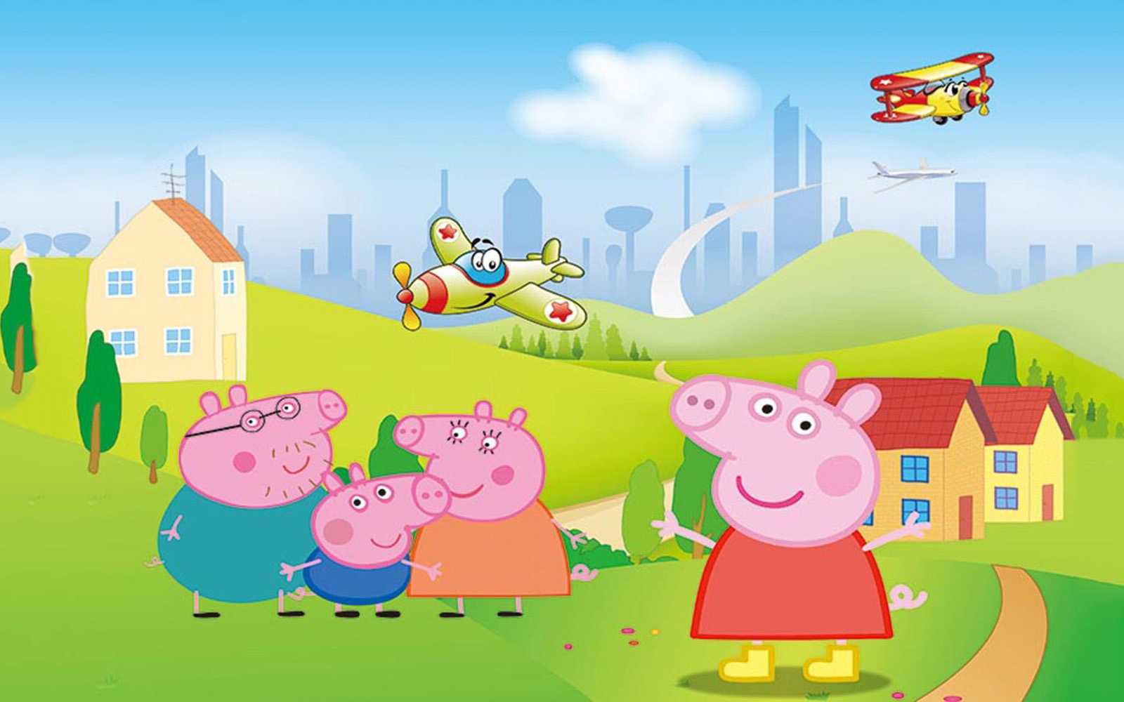 Peppa Pig House Wallpaper - iXpap