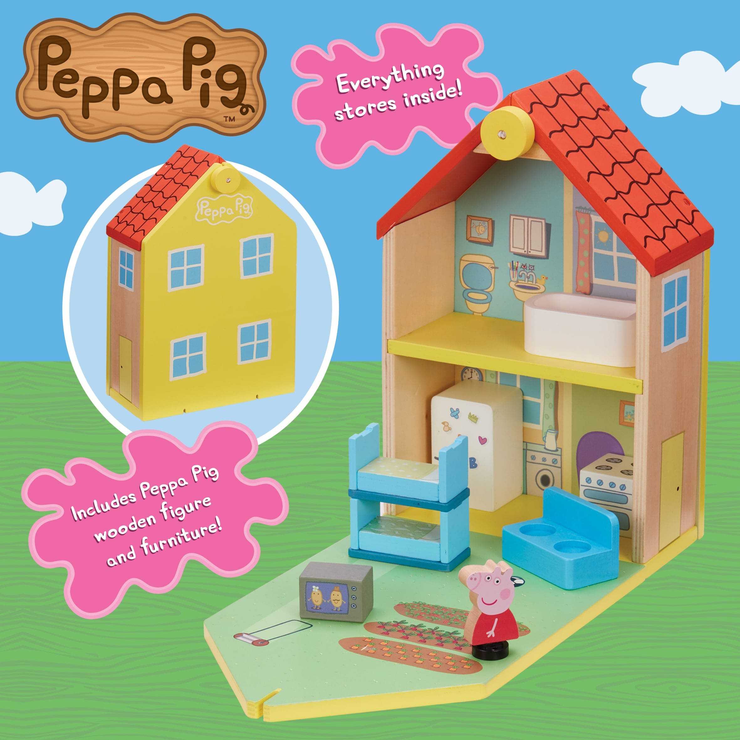 Peppa Pig House Wallpaper - iXpap