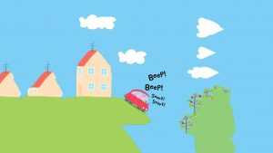 Peppa Pig House Wallpaper