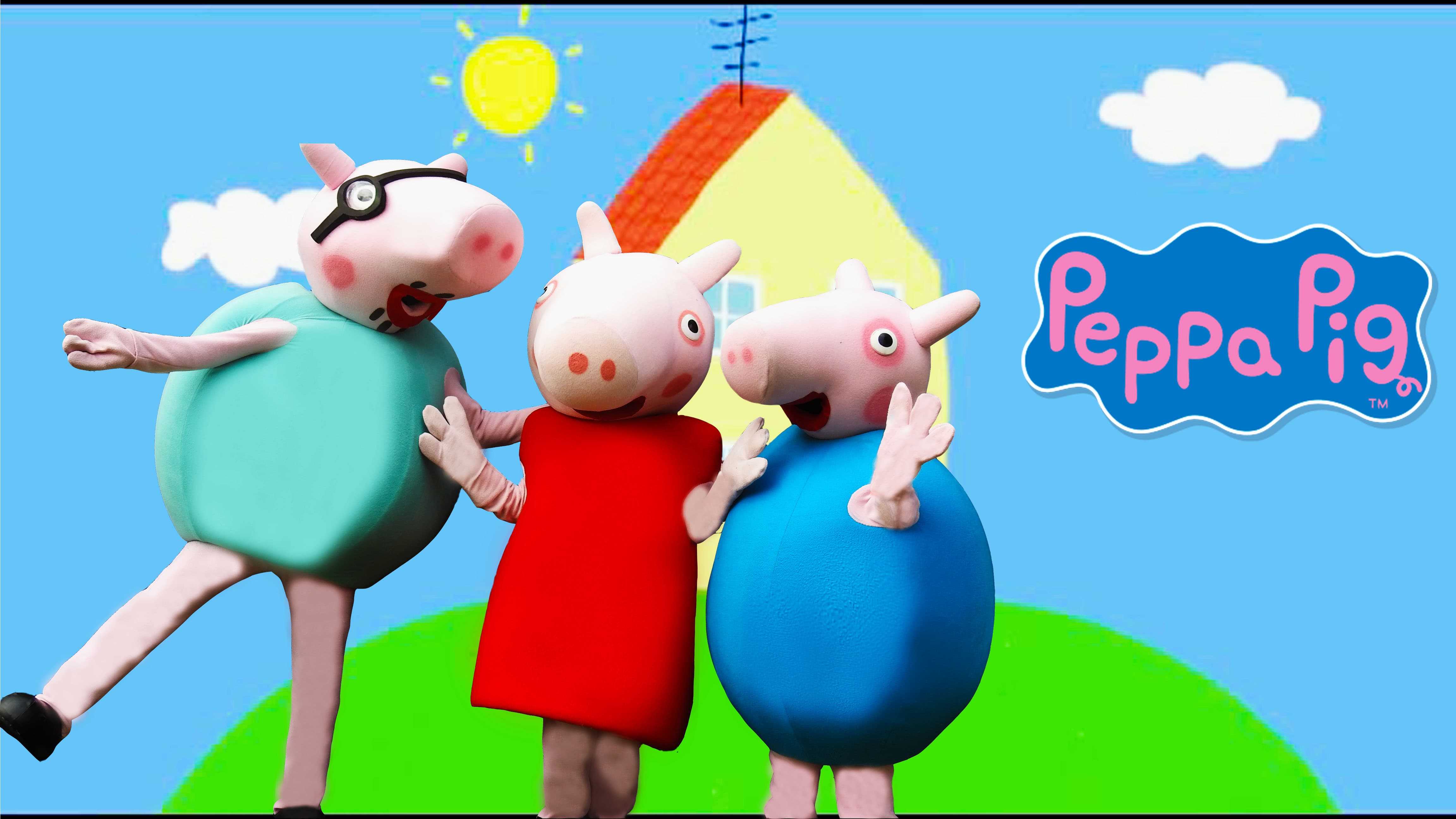 Peppa Pig House Wallpaper - iXpap