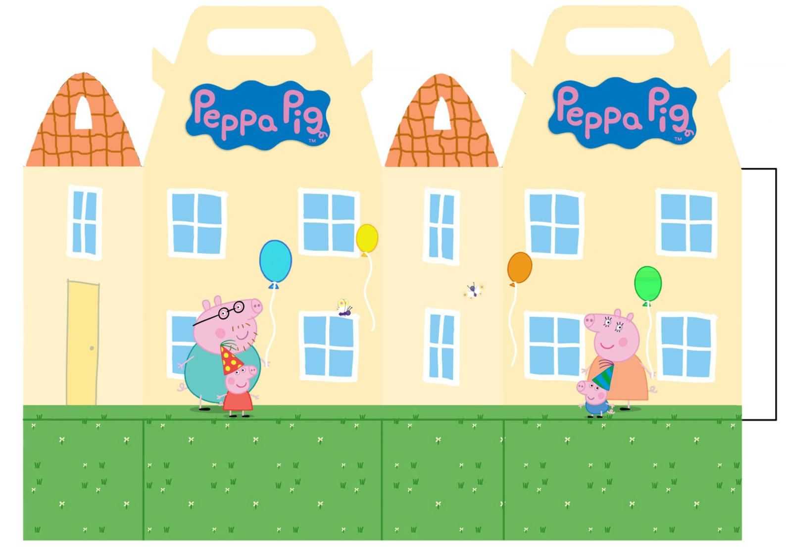 Peppa Pig House Wallpaper - iXpap