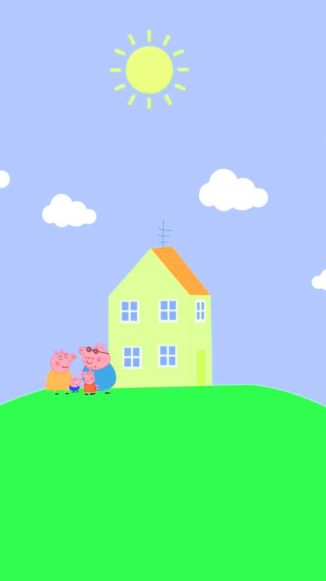 Peppa Pig House Wallpaper - EnJpg