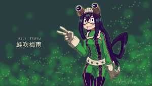 Tsuyu Asui Wallpaper 4K