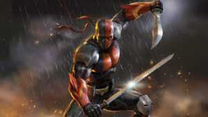 5K Deathstroke Wallpaper