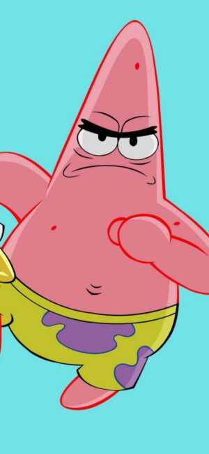 Angry Patrick Star Wallpaper