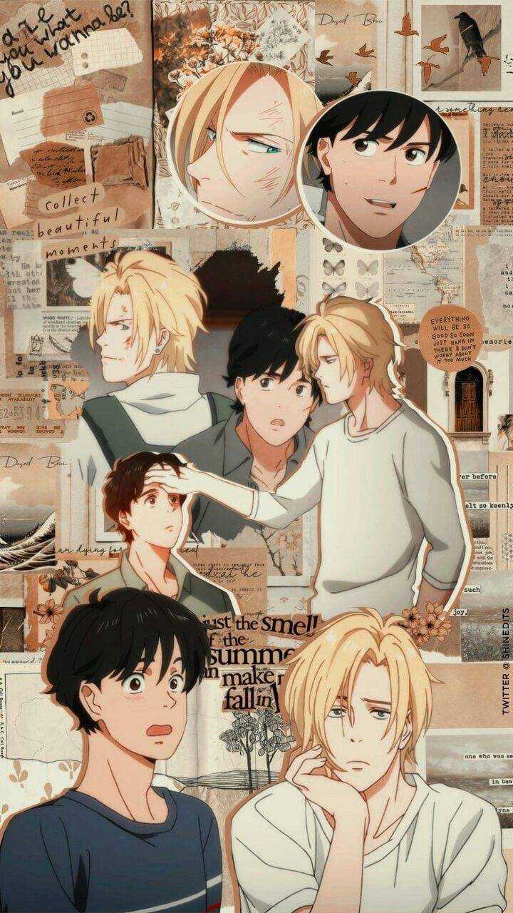 Banana fish, anime, ash, eiji, lynx, manga, HD phone wallpaper