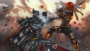 Batman vs Deathstroke Wallpaper