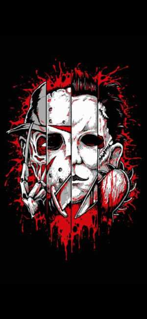Jason and Freddy Wallpaper