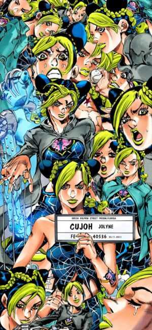 Jolyne Cujoh iPhone Wallpaper