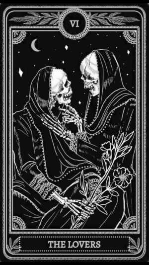 Lovers Tarot Card Wallpaper