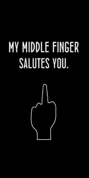 Middle Finger Wallpaper