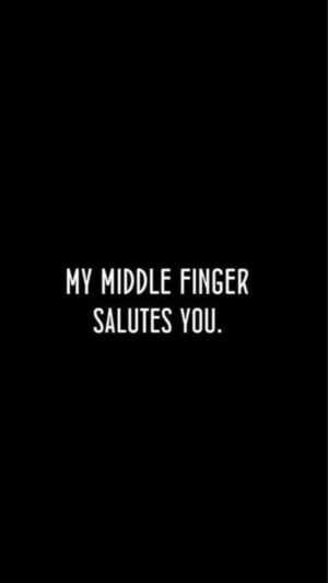 Middle Finger Wallpaper