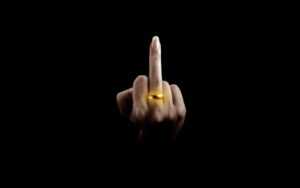 Middle Finger Wallpaper PC