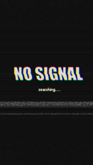 No Signal Screen Wallpaper