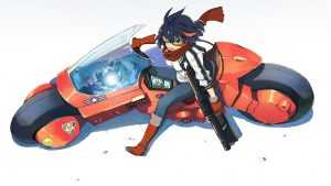 Ryuko Matoi Motorcycle Wallpaper