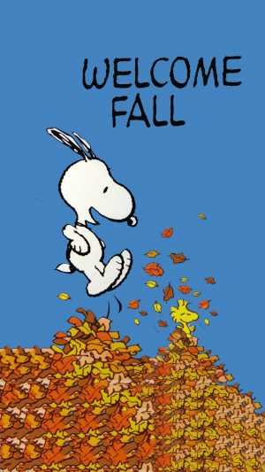 Snoopy Fall Wallpapers