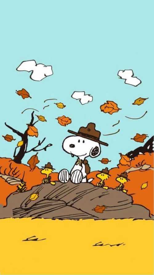 Snoopy Fall Wallpapers - iXpap