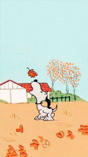 Snoopy Fall Wallpapers