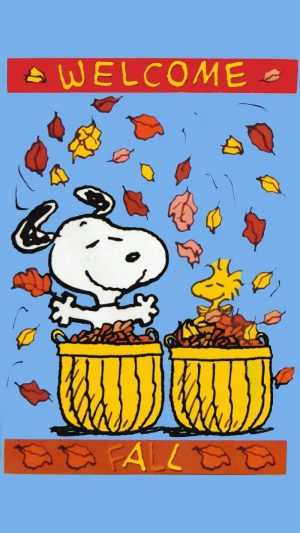 Snoopy Fall Wallpapers