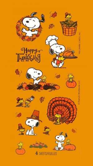 Snoopy Thanksgiving Wallpaper