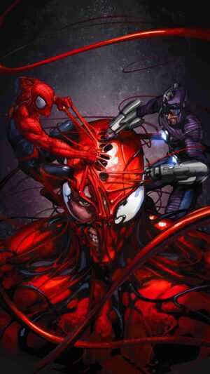 Spider Man and Carnage Wallpaper