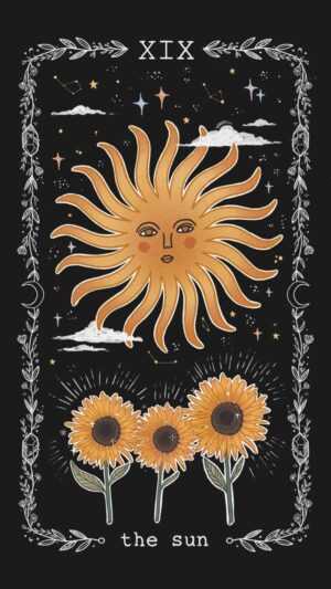 The Sun Tarot Wallpaper